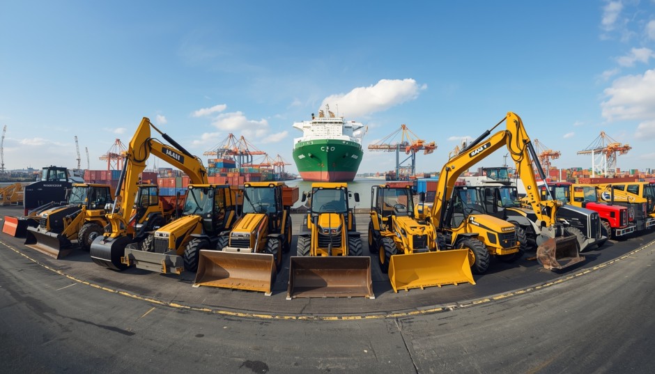 types of heavy equpment shipping